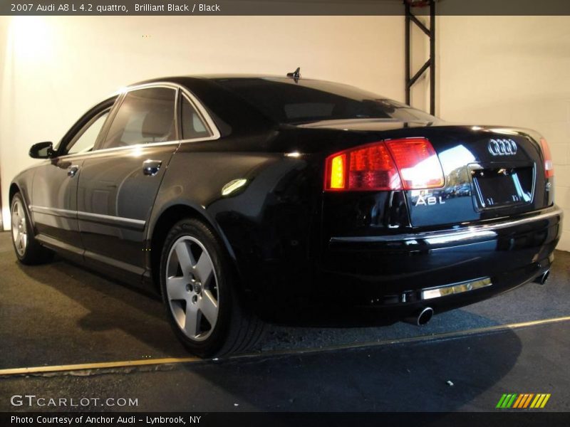 Brilliant Black / Black 2007 Audi A8 L 4.2 quattro