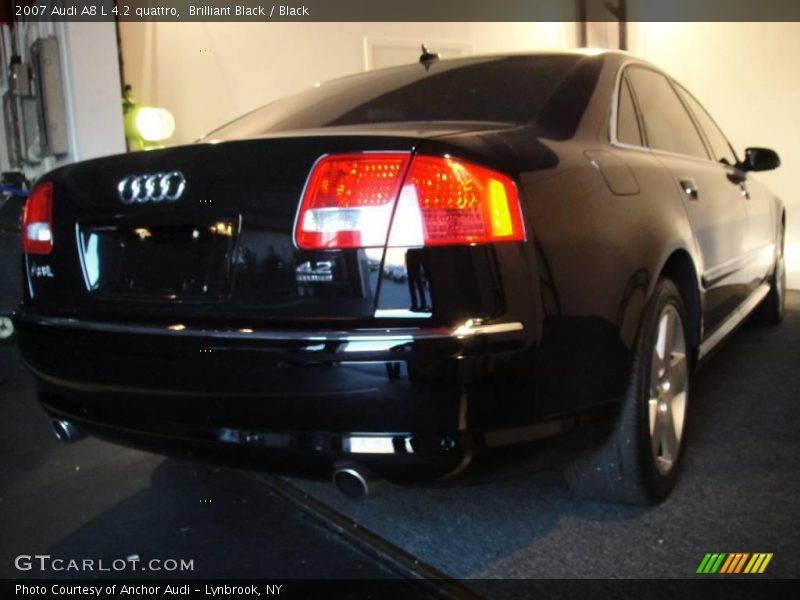 Brilliant Black / Black 2007 Audi A8 L 4.2 quattro