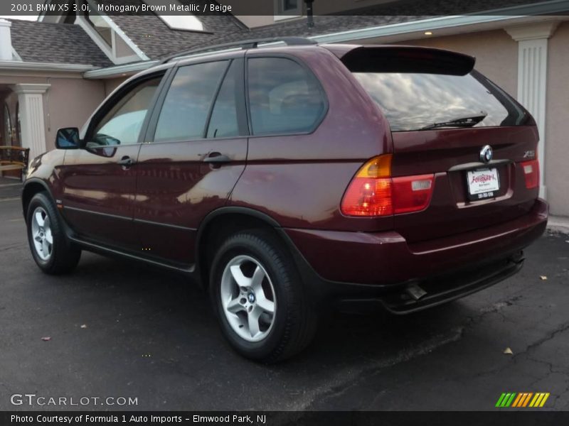 Mohogany Brown Metallic / Beige 2001 BMW X5 3.0i
