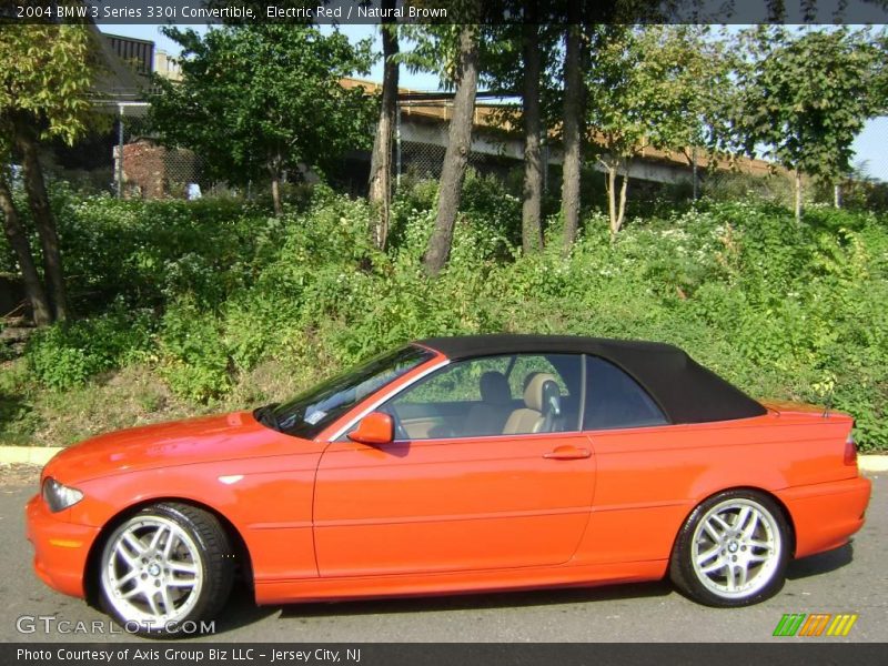 Electric Red / Natural Brown 2004 BMW 3 Series 330i Convertible