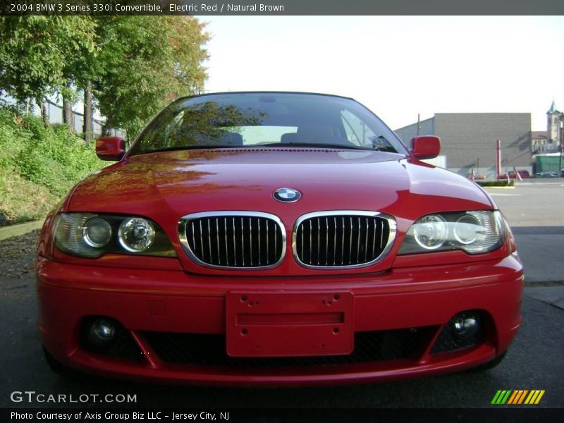 Electric Red / Natural Brown 2004 BMW 3 Series 330i Convertible
