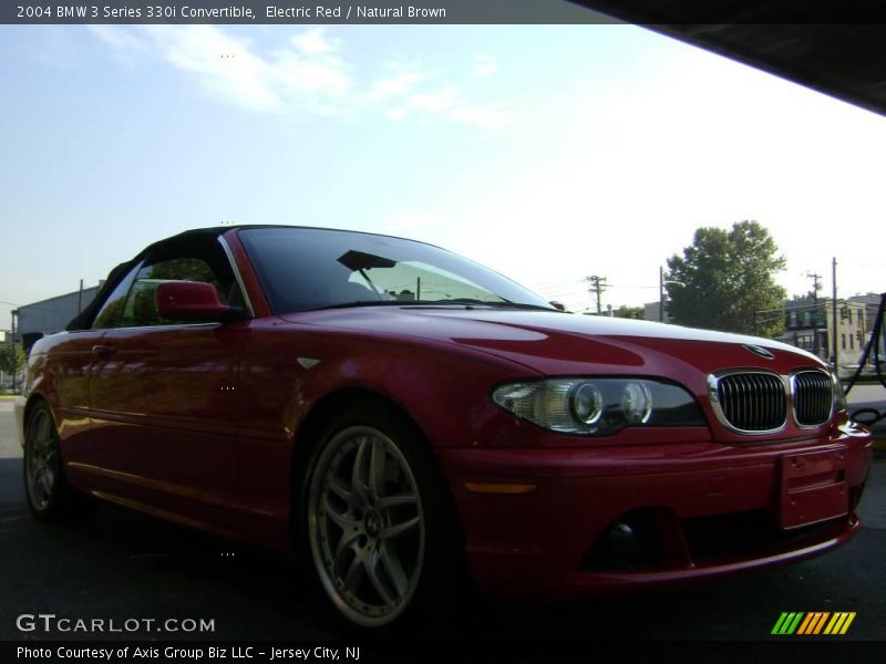 Electric Red / Natural Brown 2004 BMW 3 Series 330i Convertible