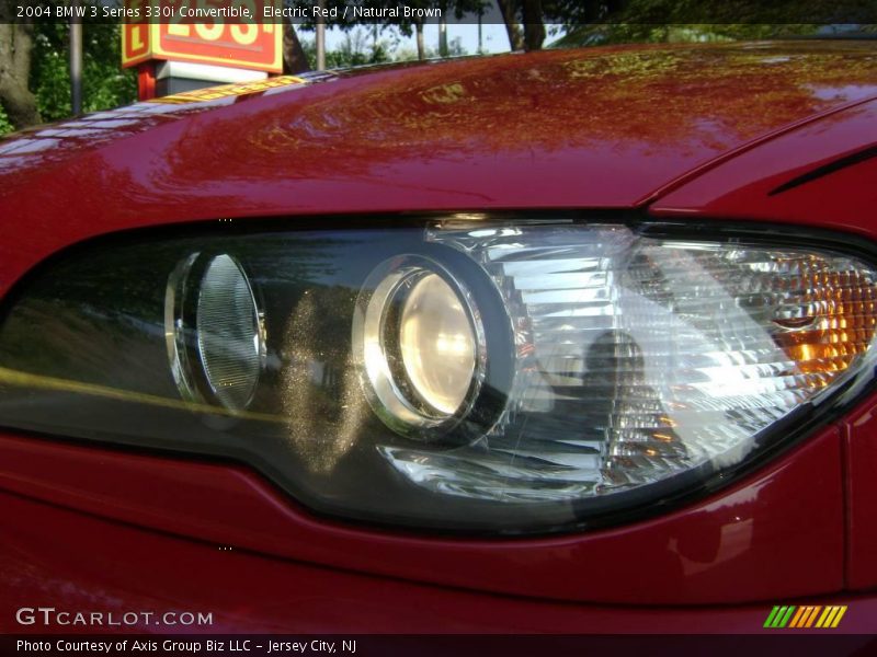 Electric Red / Natural Brown 2004 BMW 3 Series 330i Convertible