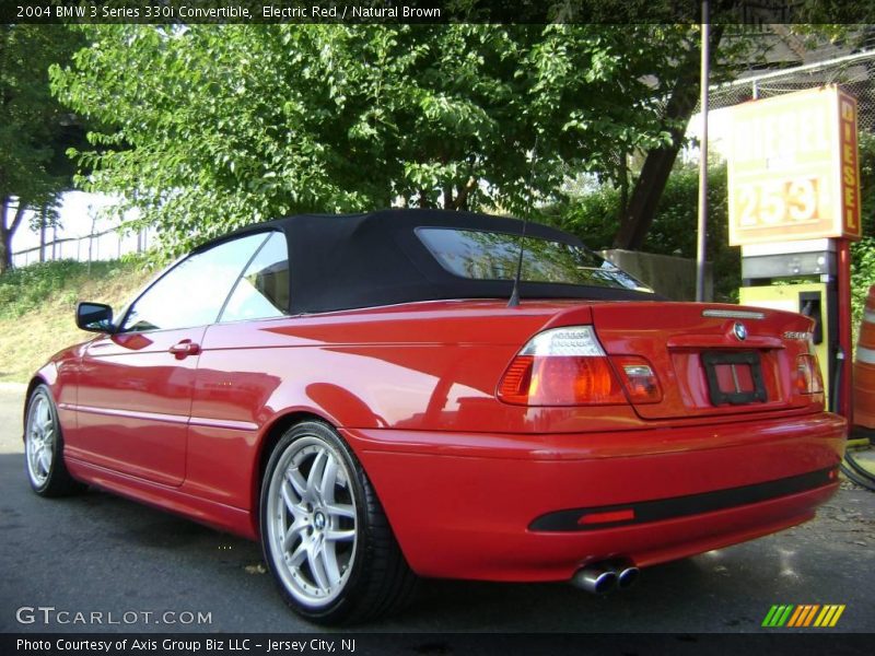Electric Red / Natural Brown 2004 BMW 3 Series 330i Convertible