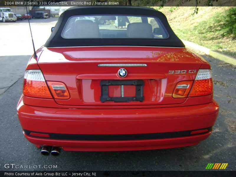 Electric Red / Natural Brown 2004 BMW 3 Series 330i Convertible