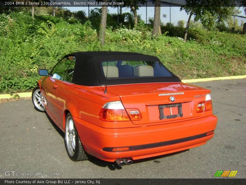 Electric Red / Natural Brown 2004 BMW 3 Series 330i Convertible
