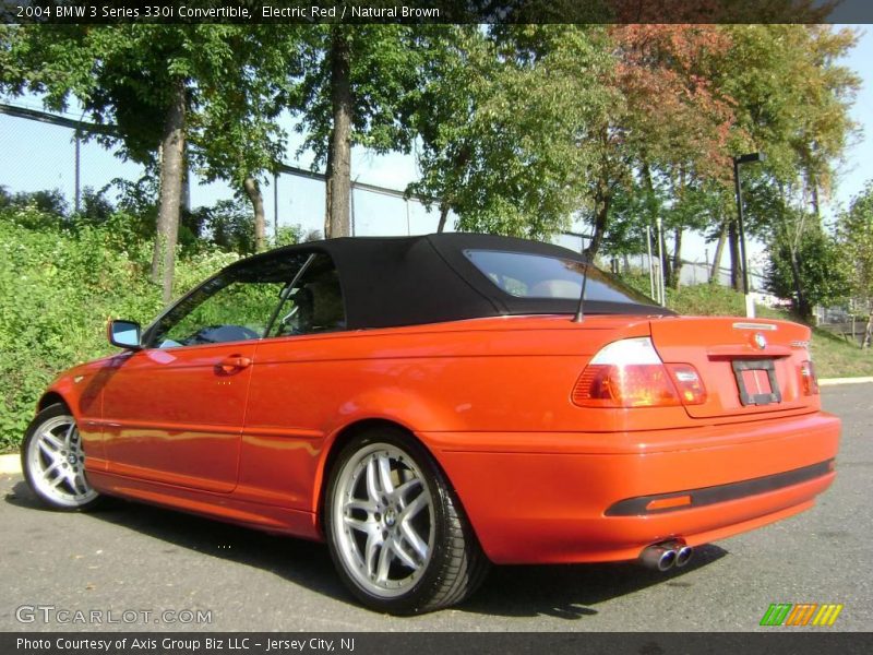 Electric Red / Natural Brown 2004 BMW 3 Series 330i Convertible