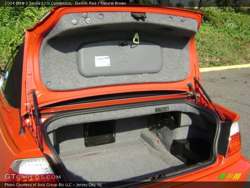 Electric Red / Natural Brown 2004 BMW 3 Series 330i Convertible
