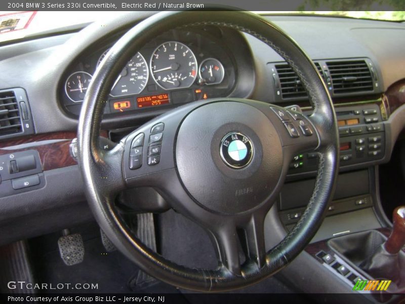 Electric Red / Natural Brown 2004 BMW 3 Series 330i Convertible