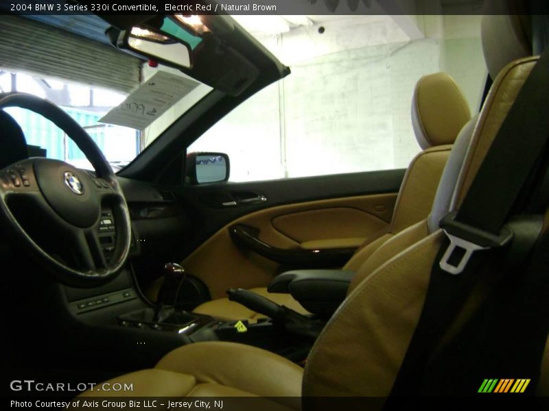 Electric Red / Natural Brown 2004 BMW 3 Series 330i Convertible