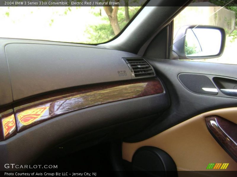 Electric Red / Natural Brown 2004 BMW 3 Series 330i Convertible