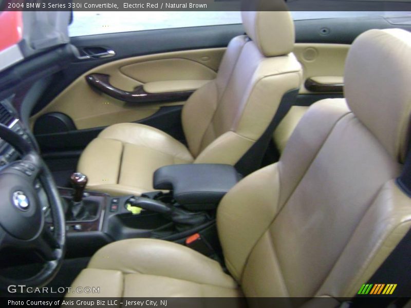 Electric Red / Natural Brown 2004 BMW 3 Series 330i Convertible