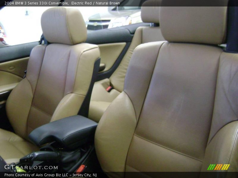 Electric Red / Natural Brown 2004 BMW 3 Series 330i Convertible
