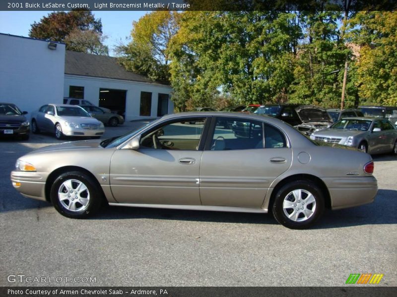Light Bronzemist Metallic / Taupe 2001 Buick LeSabre Custom