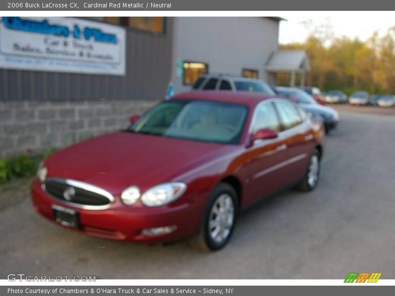 Cardinal Red Metallic / Neutral 2006 Buick LaCrosse CX