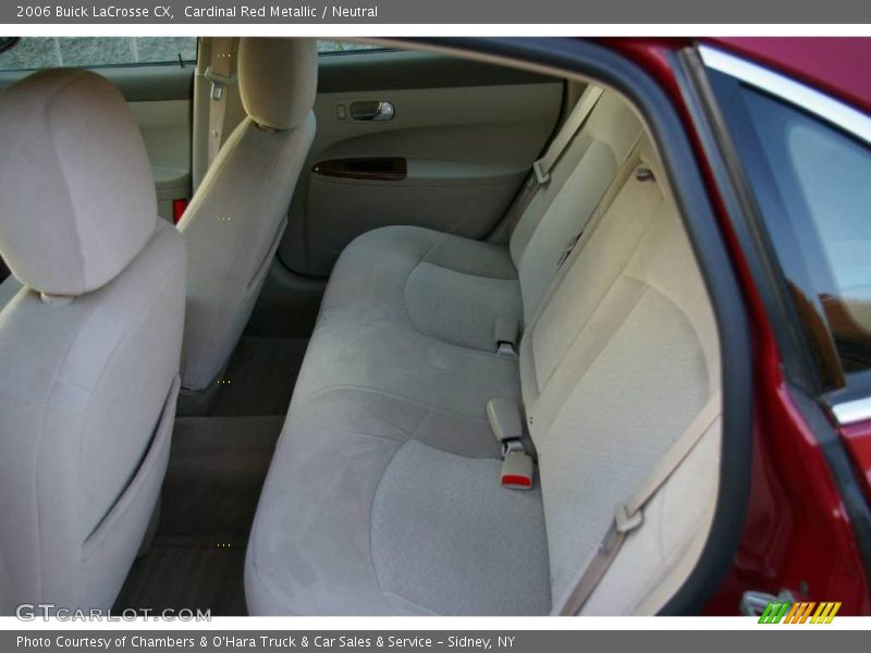 Cardinal Red Metallic / Neutral 2006 Buick LaCrosse CX