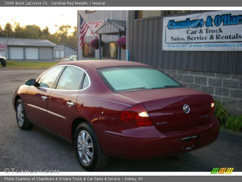 Cardinal Red Metallic / Neutral 2006 Buick LaCrosse CX