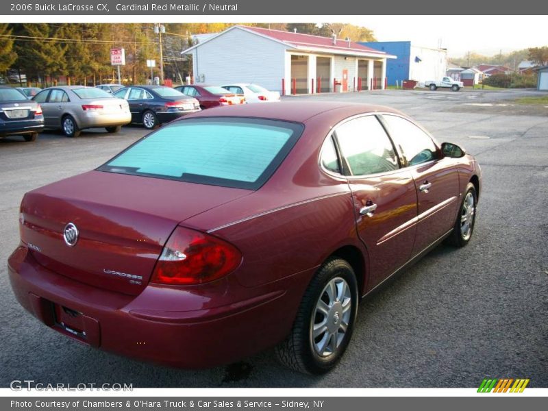Cardinal Red Metallic / Neutral 2006 Buick LaCrosse CX