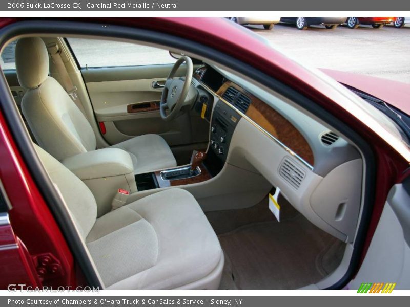 Cardinal Red Metallic / Neutral 2006 Buick LaCrosse CX