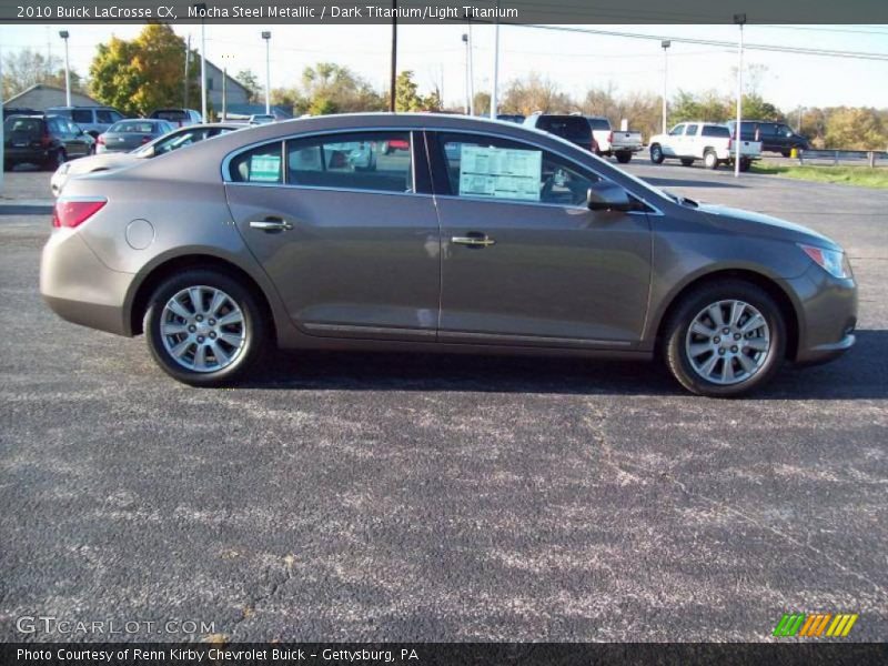 Mocha Steel Metallic / Dark Titanium/Light Titanium 2010 Buick LaCrosse CX
