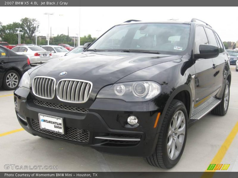 Jet Black / Gray 2007 BMW X5 4.8i