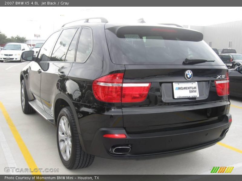 Jet Black / Gray 2007 BMW X5 4.8i