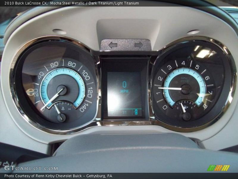 Mocha Steel Metallic / Dark Titanium/Light Titanium 2010 Buick LaCrosse CX