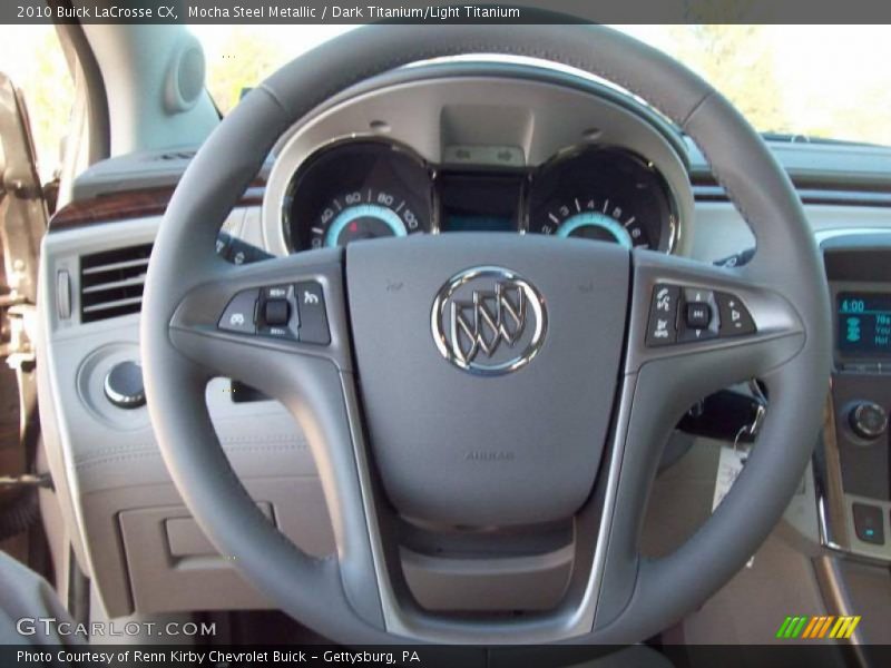 Mocha Steel Metallic / Dark Titanium/Light Titanium 2010 Buick LaCrosse CX