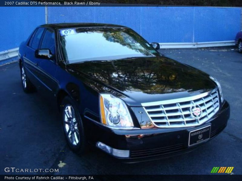 Black Raven / Ebony 2007 Cadillac DTS Performance