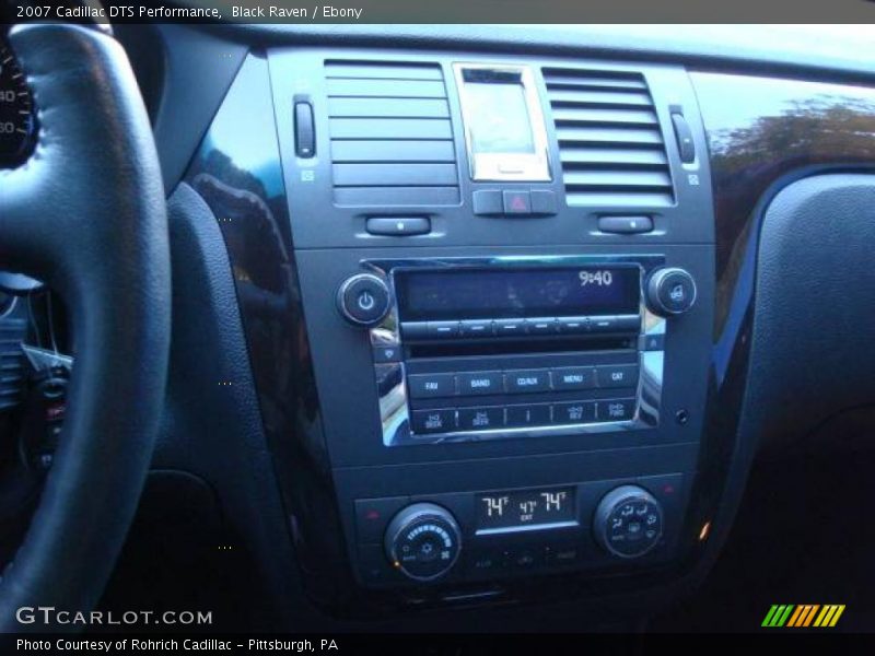 Black Raven / Ebony 2007 Cadillac DTS Performance