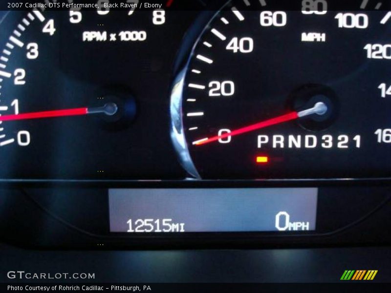 Black Raven / Ebony 2007 Cadillac DTS Performance