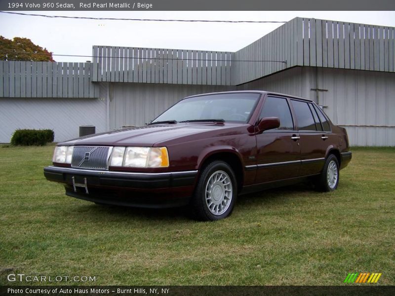 Red Pearl Metallic / Beige 1994 Volvo 960 Sedan