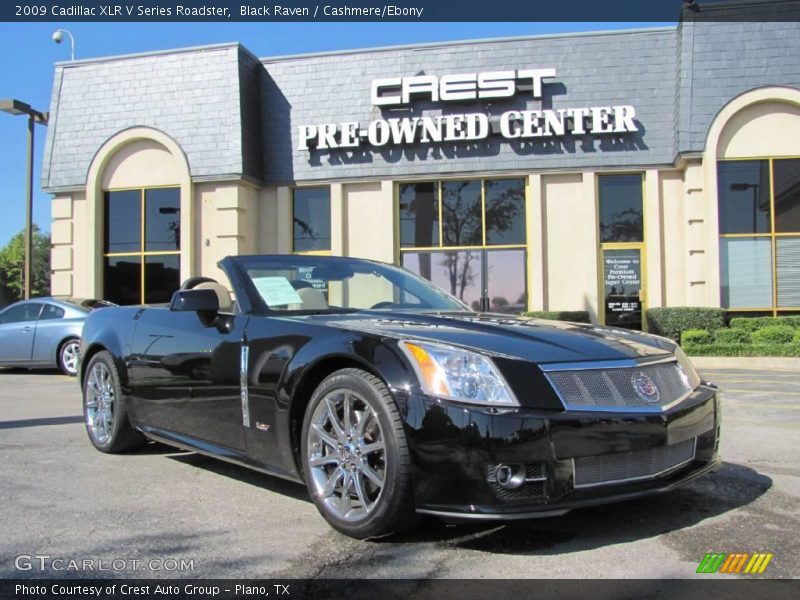 Black Raven / Cashmere/Ebony 2009 Cadillac XLR V Series Roadster