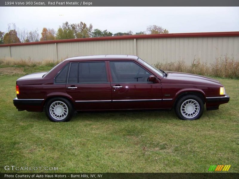 Red Pearl Metallic / Beige 1994 Volvo 960 Sedan