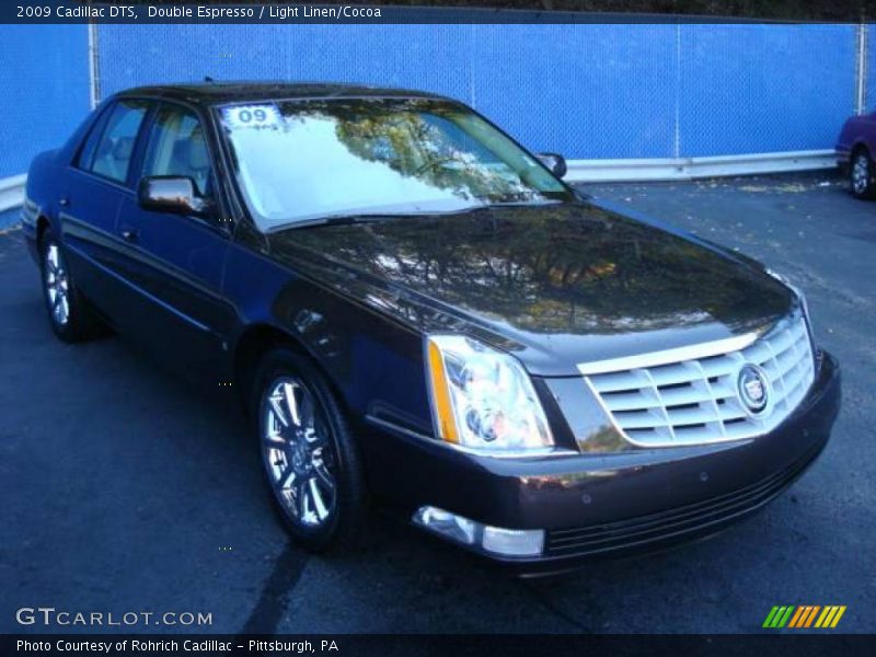 Double Espresso / Light Linen/Cocoa 2009 Cadillac DTS