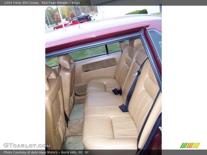 Red Pearl Metallic / Beige 1994 Volvo 960 Sedan