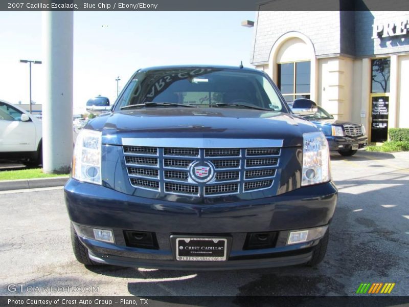 Blue Chip / Ebony/Ebony 2007 Cadillac Escalade