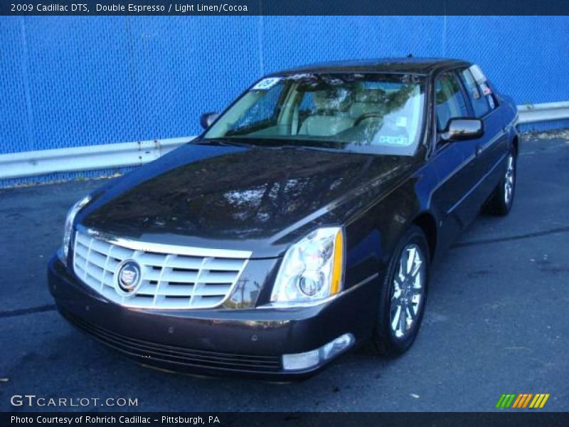 Double Espresso / Light Linen/Cocoa 2009 Cadillac DTS