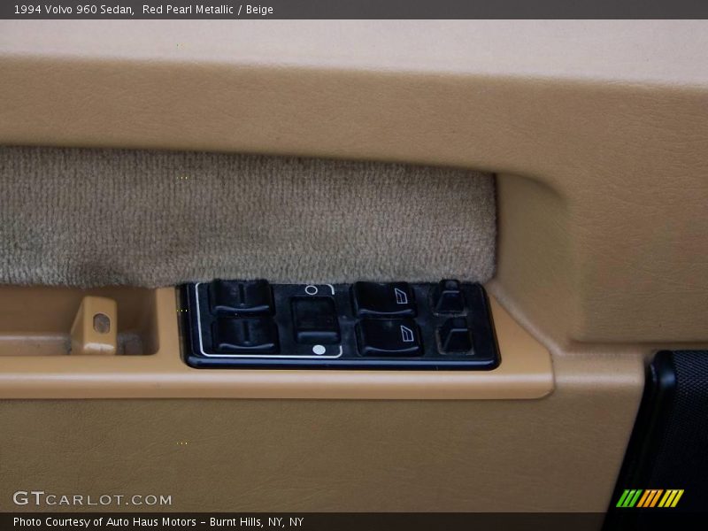 Red Pearl Metallic / Beige 1994 Volvo 960 Sedan