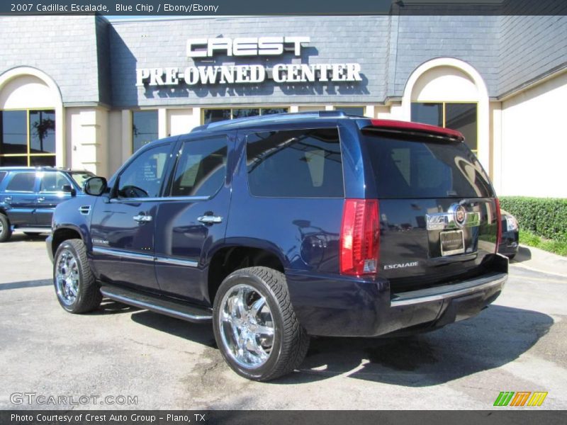 Blue Chip / Ebony/Ebony 2007 Cadillac Escalade