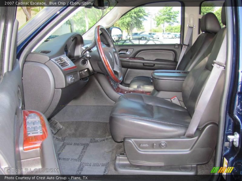 Blue Chip / Ebony/Ebony 2007 Cadillac Escalade