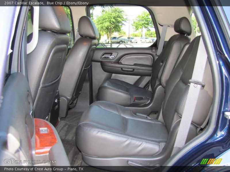 Blue Chip / Ebony/Ebony 2007 Cadillac Escalade