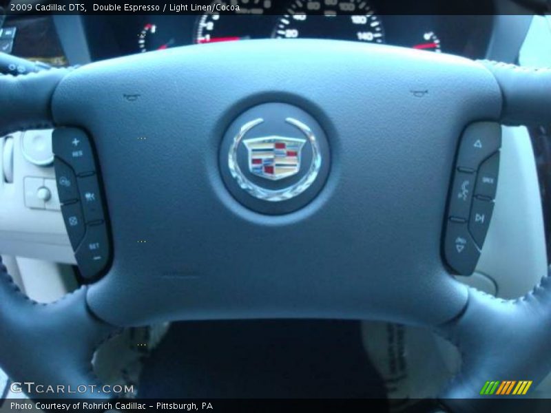 Double Espresso / Light Linen/Cocoa 2009 Cadillac DTS