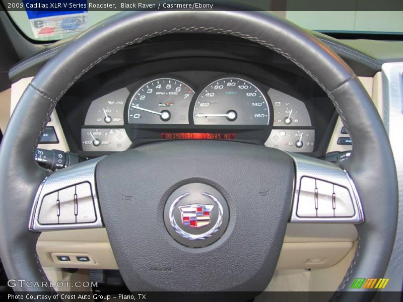 Black Raven / Cashmere/Ebony 2009 Cadillac XLR V Series Roadster