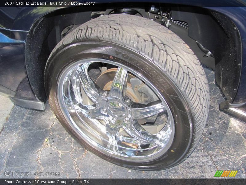 Blue Chip / Ebony/Ebony 2007 Cadillac Escalade
