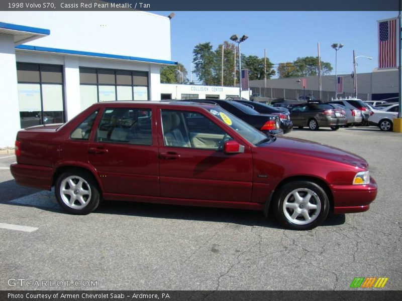 Cassis Red Pearl Metallic / Tan 1998 Volvo S70