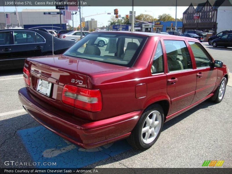 Cassis Red Pearl Metallic / Tan 1998 Volvo S70