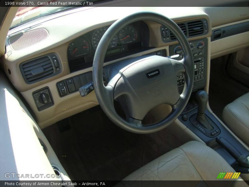 Cassis Red Pearl Metallic / Tan 1998 Volvo S70