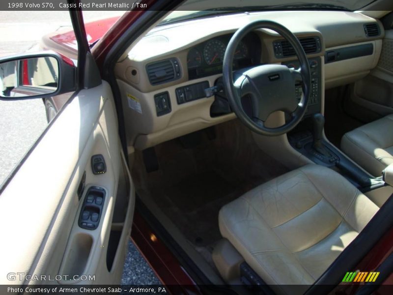 Cassis Red Pearl Metallic / Tan 1998 Volvo S70