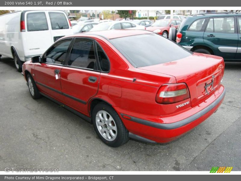 Red / Off Black 2000 Volvo S40 1.9T